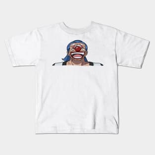 Buggy From One Piece Kids T-Shirt